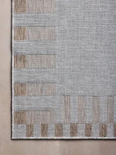 Topanga Silver/Natural 5'3" x 7'6" Area Rug by Amber Lewis x Loloi