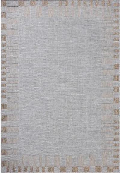 Topanga Silver/Natural 5'3" x 7'6" Area Rug by Amber Lewis x Loloi