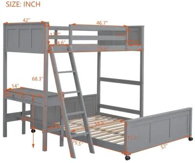 Merax Bunk Bed with Desk