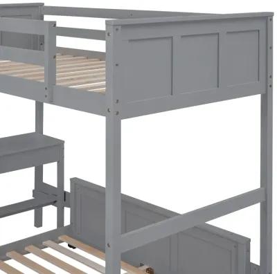 Merax Bunk Bed with Desk