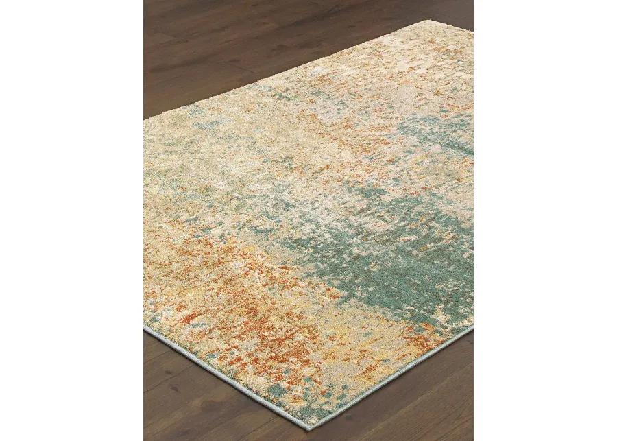 Carson 3'10" x 5'5" Blue Rug