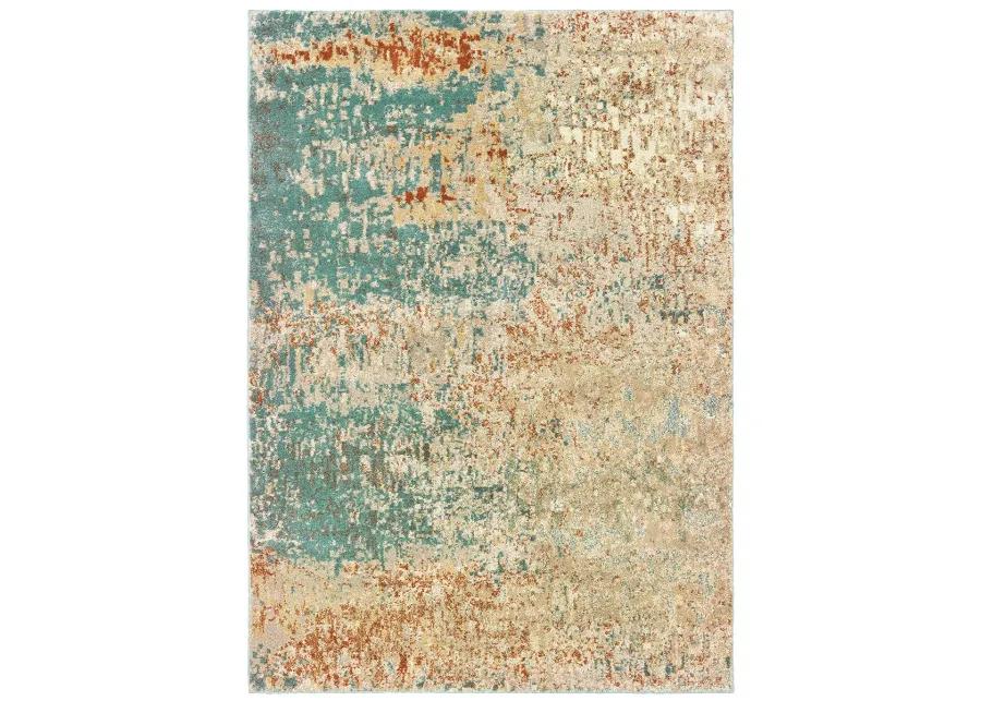 Carson 3'10" x 5'5" Blue Rug