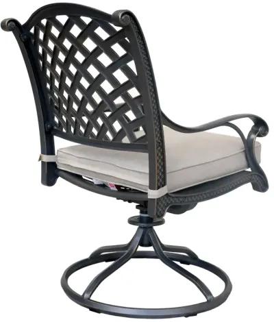 Aluminum Dining Swivel Rocker