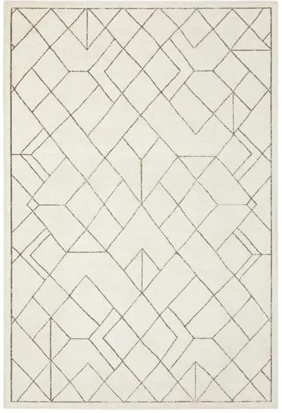 Raylan 6'7" x 9'6" Ivory Rug