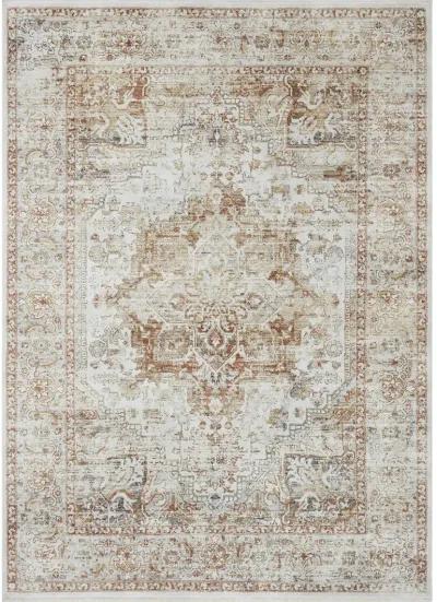 Bonney BNY01 Ivory/Sunset 6'7" x 9'7" Rug