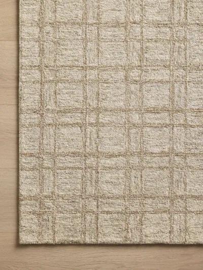 Polly POL-10 Khaki / Sand 2''3" x 3''9" Rug by Chris Loves Julia