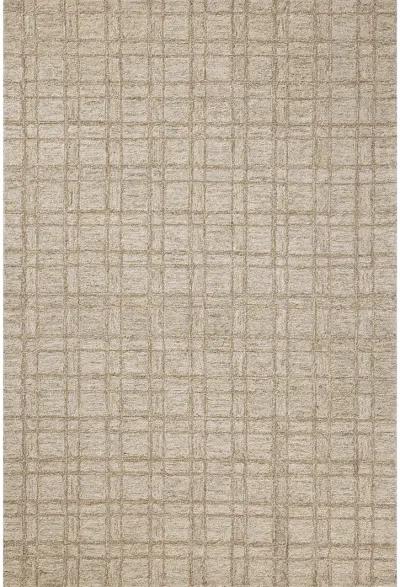 Polly POL-10 Khaki / Sand 2''3" x 3''9" Rug by Chris Loves Julia