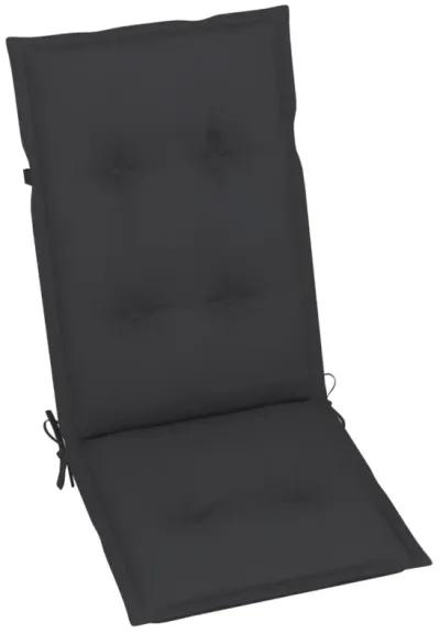 vidaXL Garden Chair Cushions 2 pcs Anthracite 47.2"x19.7"x2.8"