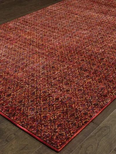 Atlas 8'6" x 11'7" Red Rug