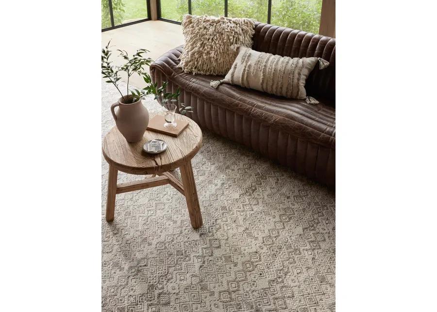 Raven RAV-03 Dove / Ivory 9''3" x 13' Rug by