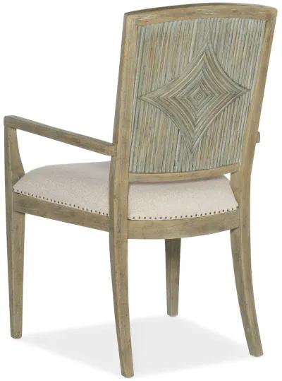 Surfrider Carved Back Arm Chair