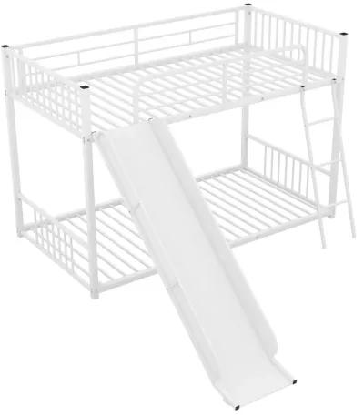 Merax Modern Bunk Bed with Slide Ladder