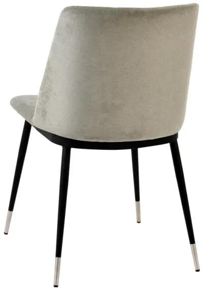 Evora Velvet Chair - Silver Legs (Set of 2)