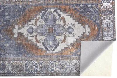 Percy 39AIF Blue/Ivory/Brown 5'3" x 7'6" Rug