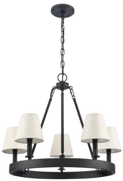 Rydell 24.5'' Wide 5-Light Chandelier