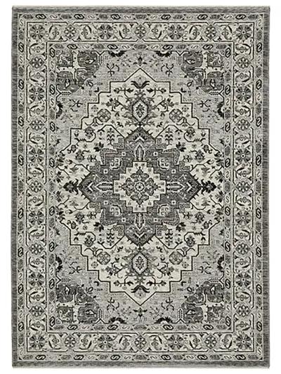 Chamberlain 2'3" x 7'6" Grey Rug