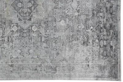 Sarrant 3966F Gray/Silver/Ivory 2' x 3' Rug