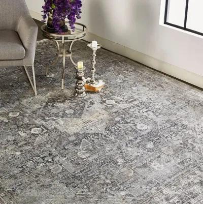 Sarrant 3966F Gray/Silver/Ivory 2' x 3' Rug