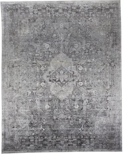 Sarrant 3966F Gray/Silver/Ivory 2' x 3' Rug