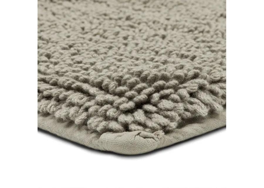 Classic Cotton Ii Silver 2' x 5' Bath Mat