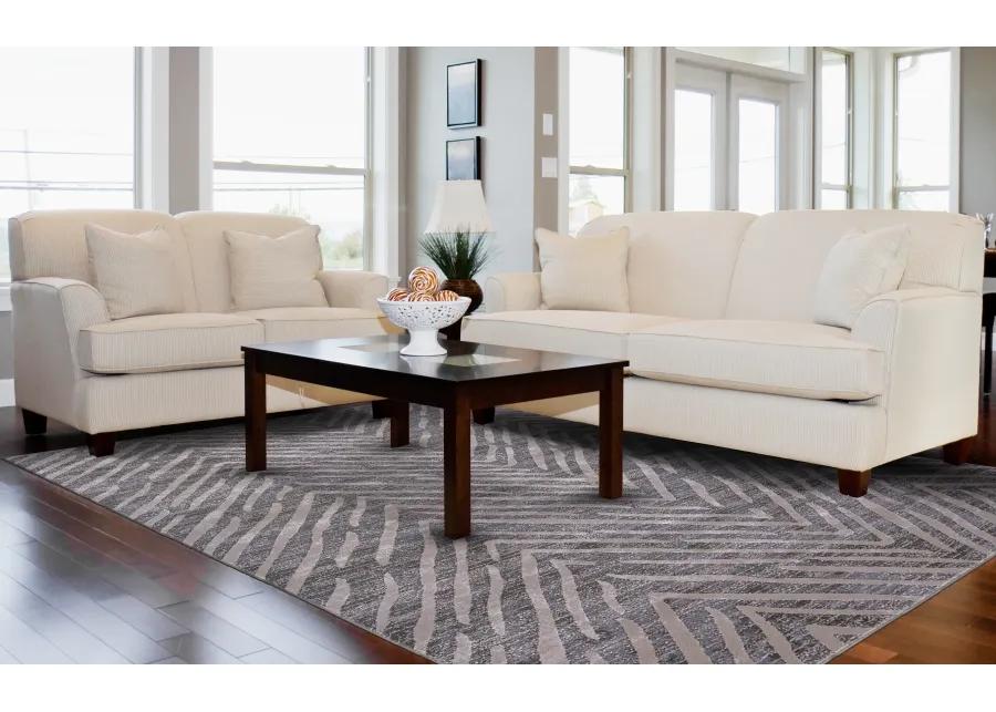 Waldor 3968F Gray 6'7" X 9'6" Rug