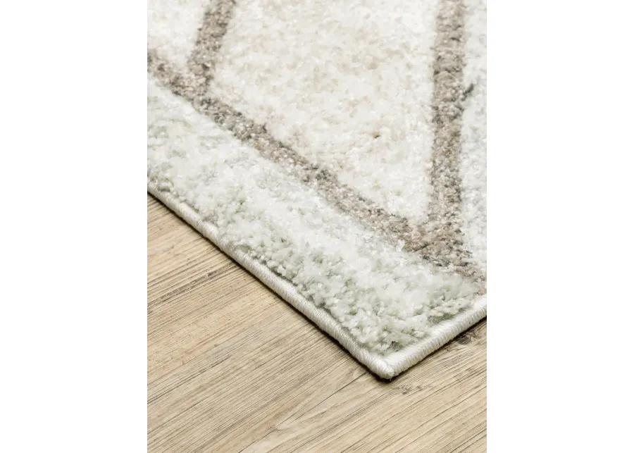 Cambria 1'10" x 7'6" Grey Rug