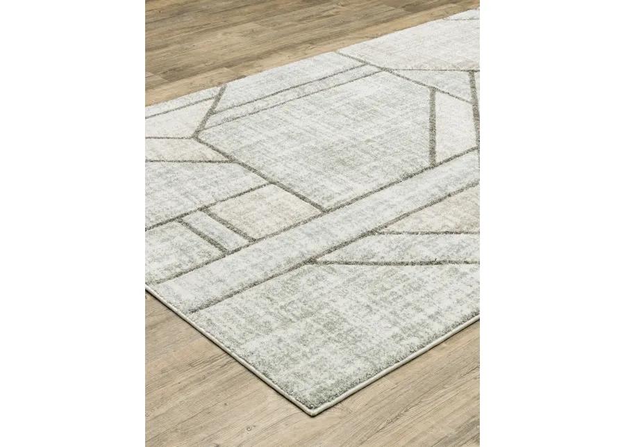 Cambria 1'10" x 7'6" Grey Rug