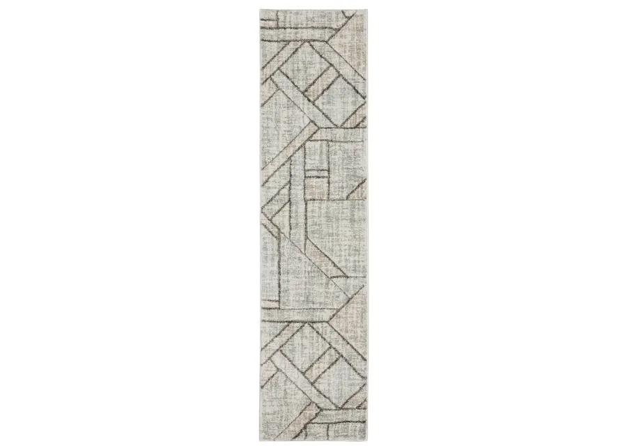 Cambria 1'10" x 7'6" Grey Rug