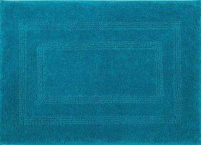 Cotton Reversible Fiesta Teal 1' 5" x 2' Bath Mat