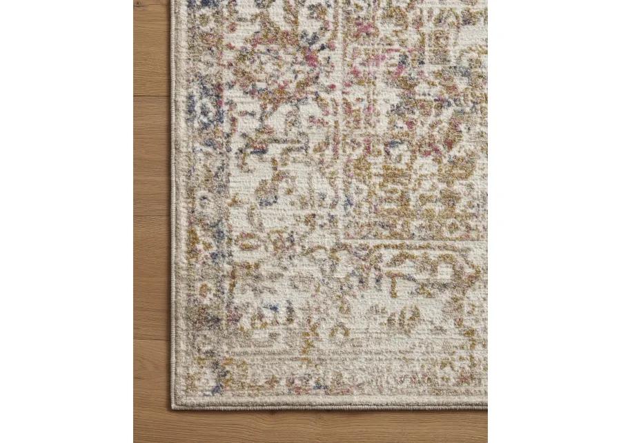 Indra INA05 Ivory/Multi 6'3" x 9' Rug