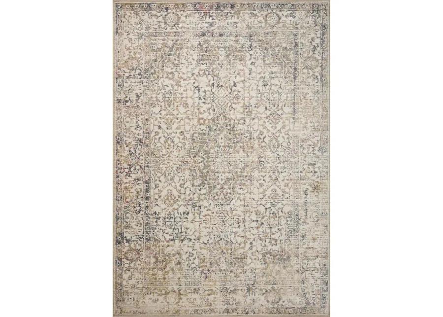 Indra INA05 Ivory/Multi 6'3" x 9' Rug