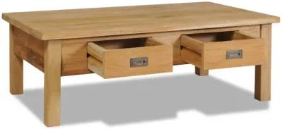 vidaXL Coffee Table Solid Teak 39.4"x23.6"x13.8"