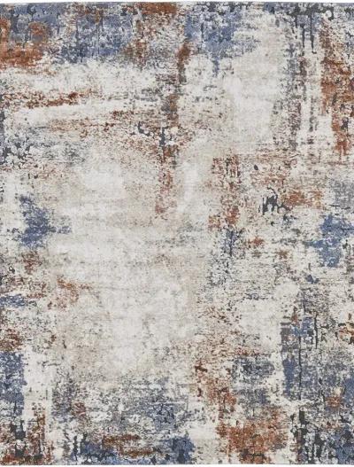 Gilmore 39MNF 5'3" x 8' Ivory/Blue/Taupe Rug