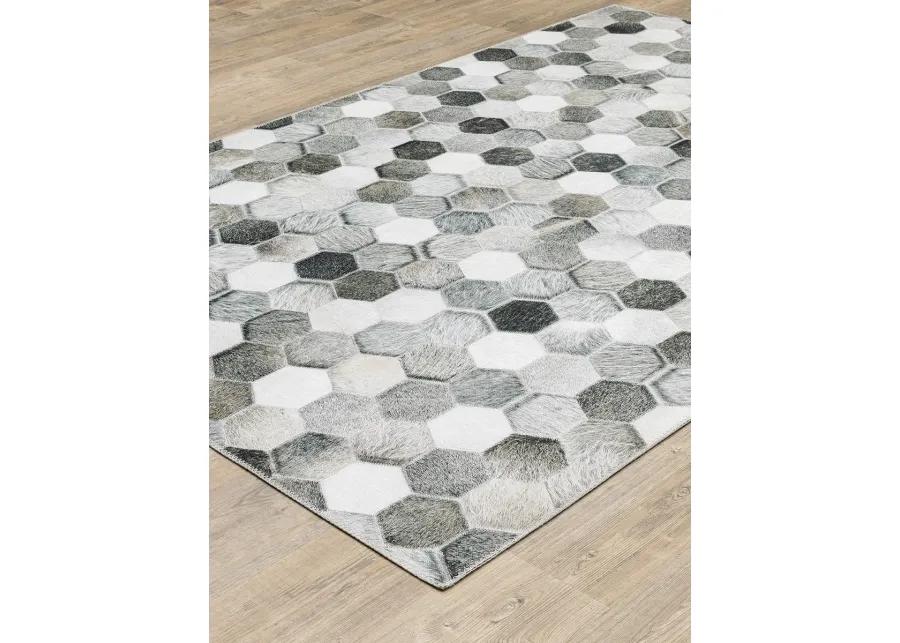 Myers Park 8'9" x 12' Grey Rug