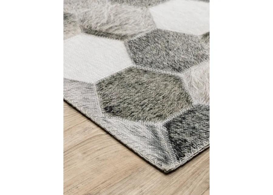 Myers Park 8'9" x 12' Grey Rug