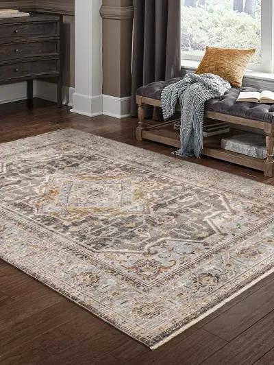 Maharaja 3'3" x 5' Charcoal Rug