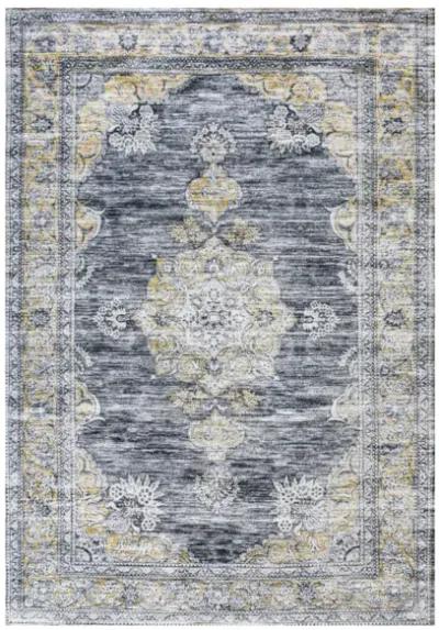 Bausch Bohemian Distressed Chenille Machine-Washable Area Rug