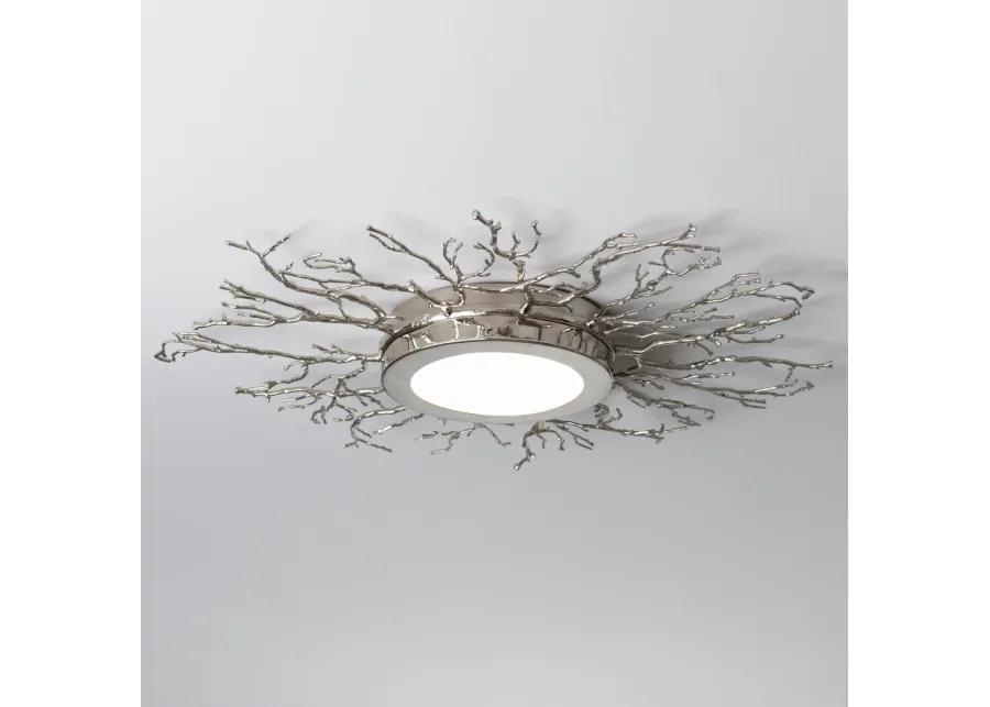 Twig Ceiling Fixture-Silver