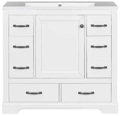 Merax 36" Bathroom Vanity with Sink Combo