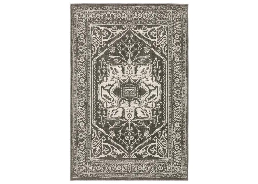 Intrigue 7'10" x 10'10" Grey Rug