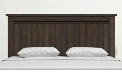 Jofran Madison County Rustic Reclaimed Pine Farmhouse Queen Panel Headboard