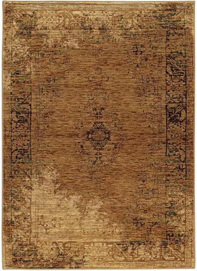 Andorra 5'3" x 7'3" Gold Rug