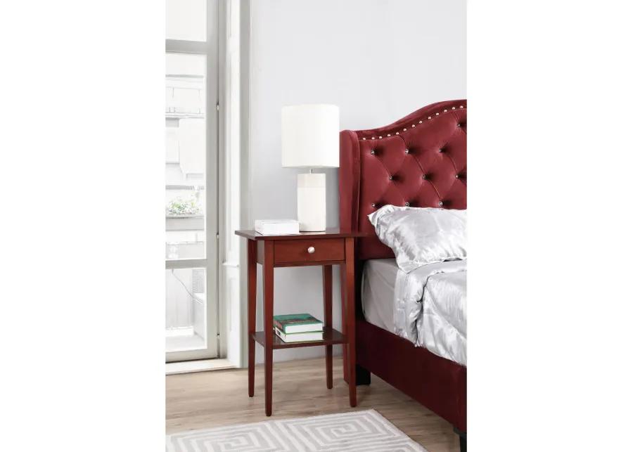 Dalton 1-Drawer Nightstand (28 in. H x 14 in. W x 18 in. D)