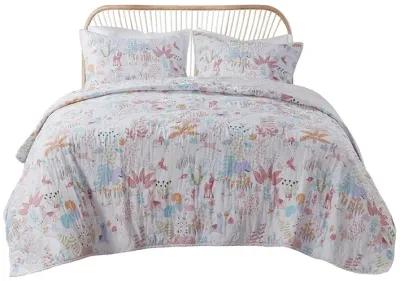 Gracie Mills Illyria Animals Reversible Cotton Quilt Set