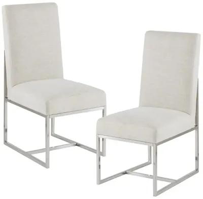 Gracie Mills Elle 2-Piece Upholstered Dining Chairs