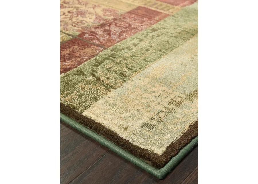 Generations 2'3" x 7'6" Grn Rug