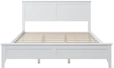 Modern Solid Wood Queen Platform Bed