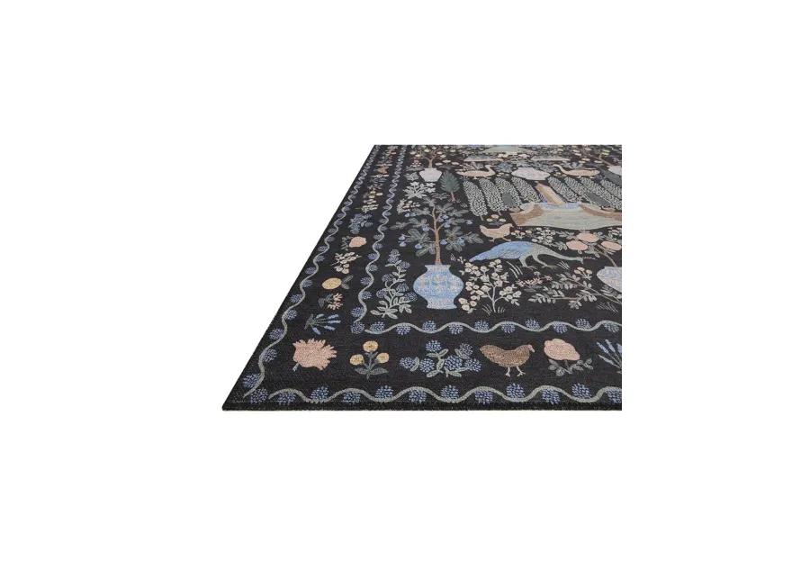 Menagerie MEN03 Black 7'6" x 9'6" Rug