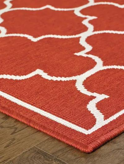 Meridian 5'3" x 7'6" Red Rug