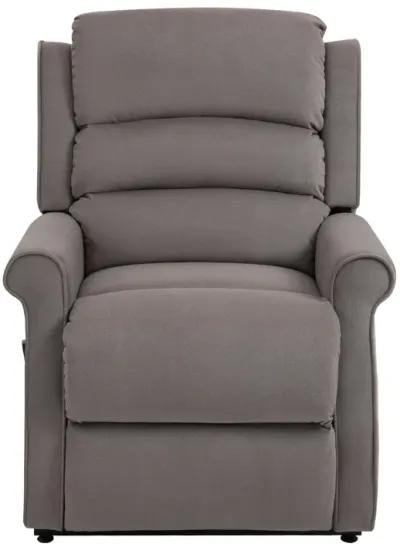 MONDAWE Chenille Fabric Power Lift Recliner Chair for Elderly with 8-Point Massage and Remote Control